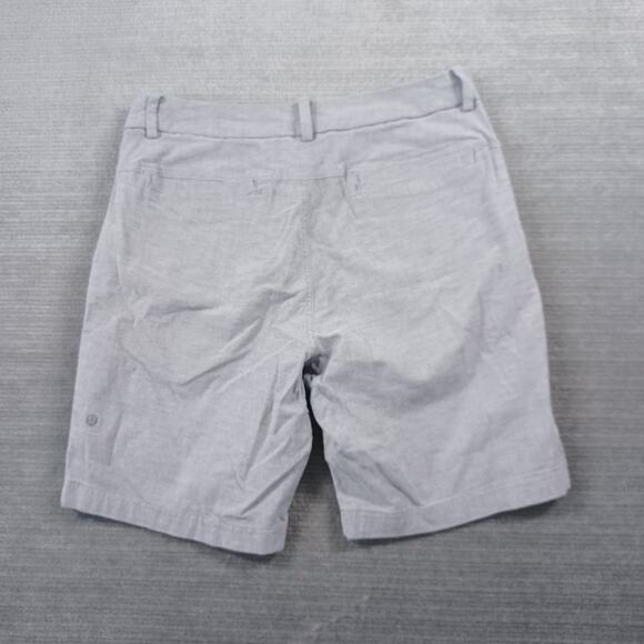Lululemon The Works Shorts Men 32 Gray 9" Inseam Casual Stretch Lightweight Golf - Picture 2 of 9